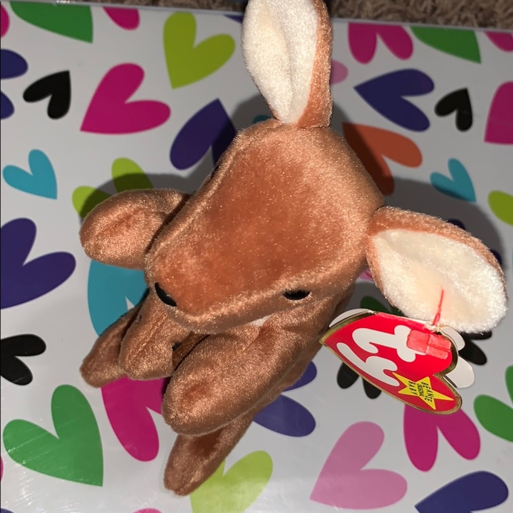 Ty beanie baby pouch kangaroo
